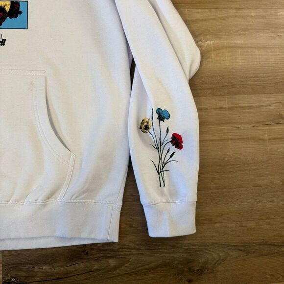Dashboard Confessional All The Truth That I Can Tell White Hoodie Size Large Emo - Picture 4 of 7